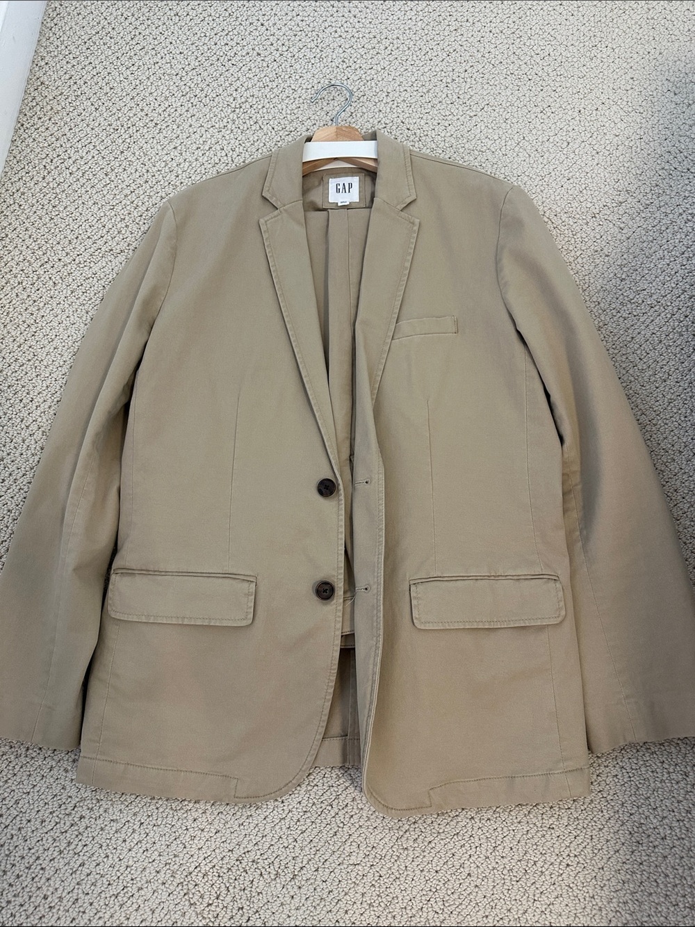 GAP Men's Tan Lightweight Cotton Jacket